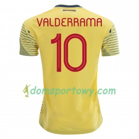 Koszulka Kolumbia Carlos Valderrama 10 Domowe Koszulki Piłkarskie Copa América 2019 Krótki Rękaw